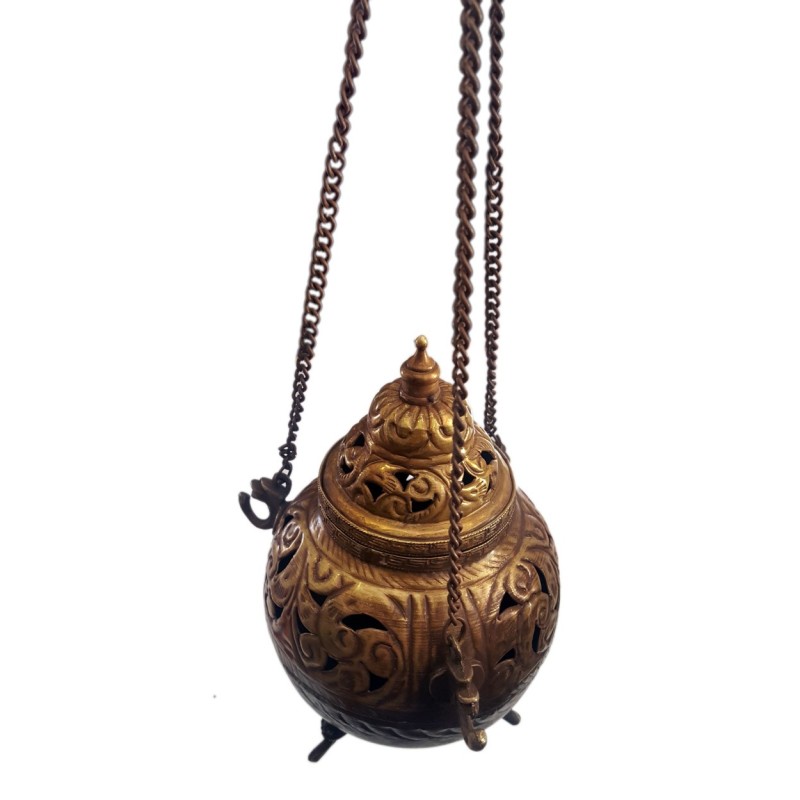 Turibolo Nepal in ottone, Bruciatori
